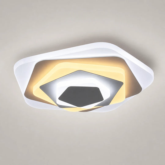 Lustre LED SIENA 40W, Diamètre 23cm, Lumière Froide/Chaude/Neutre, Blanc - 01_LL660WH.png
