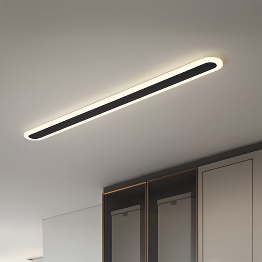 Applique murale d'extérieur LED SUHA, longueur 50 cm, 6 W, IP65, métal, linéaire, noire Appliques d'extérieur Default Title Alessandro Design