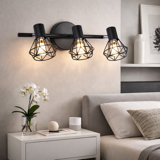 Lustre avec abat-jour, GRACIE, Diamant, 3XE14, Noir Lustres classiques Titre par défaut Alessandro Design