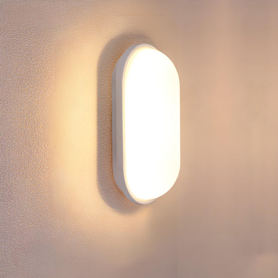Applique murale d'extérieur LED, IP65, blanche, lumière chaude 3000K, appliques d'extérieur blanches Titre par défaut Alessandro Design