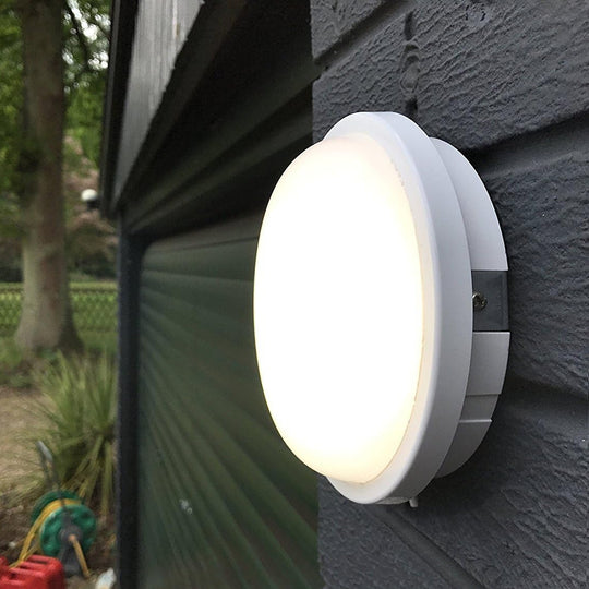 Applique murale extérieure LED AX310/162WH, lumière chaude 3000K, diamètre 16,2 cm, IP65, applique murale extérieure blanche Titre par défaut Alessandro Design