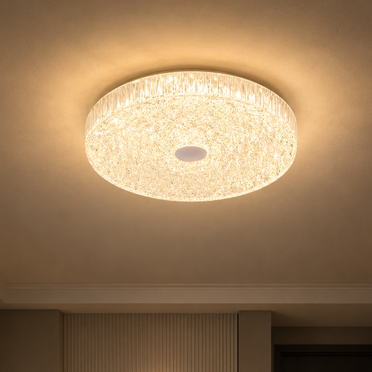 AASIAAT Lustre LED, 21 W, diamètre 26 cm, lumière chaude/neutre/froide, blanc