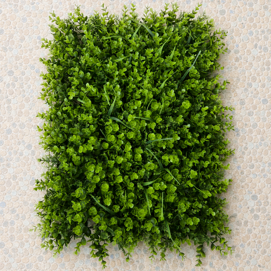 Plante artificielle Live Clôture Panneau Eucalyptus Mixte, 40 x 60 cm, Vert