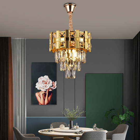 Candélabre Cristal BRAN Petito 3xE14, diamètre 30 cm, or brillant, hauteur réglable Candélabre Cristal Default Title Alessandro Design