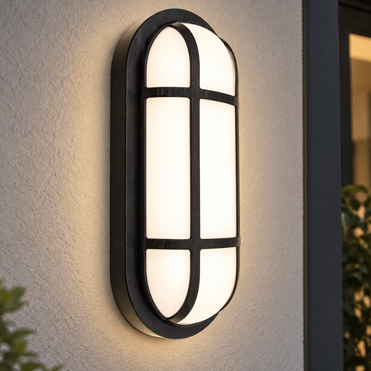 Applique murale extérieure LED AX321/218BK, IP65, Blanc et Noir
