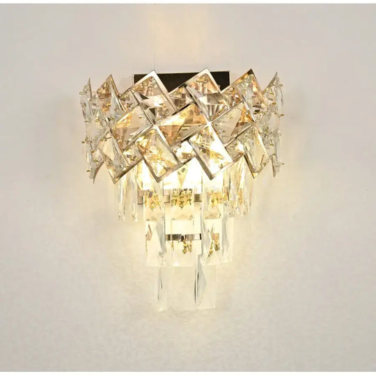 Applique WINDSOR Cristal, 2x E14, Or Applique d'intérieur Default Title Alessandro Design