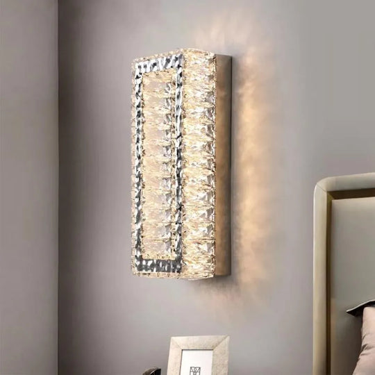 Applique LED Crystal Mefisto 24W Argent Appliques d'intérieur Default Title Alessandro Design