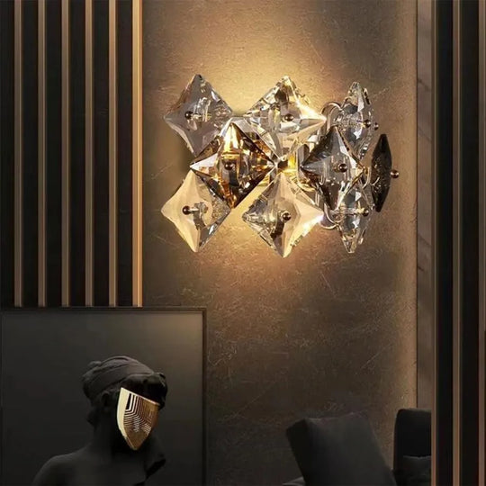Applique Yasmina 2xE14, Métal et Cristal, Chrome Appliques d'intérieur Default Title Alessandro Design