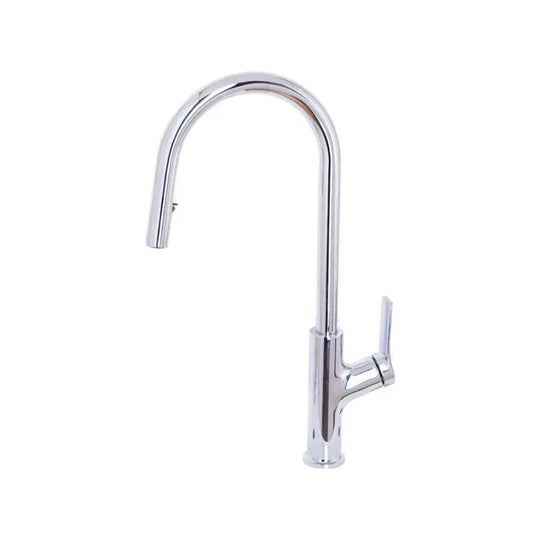 Robinet de cuisine avec douche extractible, acier inoxydable SUS304, chromé, FJ5543 Robinets de cuisine Titre par défaut Alessandro Design