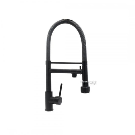 Robinet de cuisine, acier inoxydable et laiton noir, YD/302 Robinets de cuisine Titre par défaut Alessandro Design