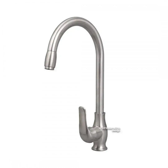 Robinet de cuisine, acier inoxydable SUS304, satiné, CF009 Robinets de cuisine Titre par défaut Alessandro Design