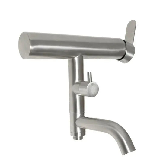 Robinet de cabine de douche, acier inoxydable, robinets et colonnes de douche gris satiné Default Title Alessandro Design