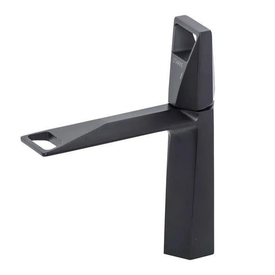Robinet de Lavabo Monocommande Cartouche Céramique Sanitaire Laiton Noir Satiné Raccords et Kit de Fixation Inclus 10107H Robinets de Salle de Bain Titre par Défaut Alessandro Design