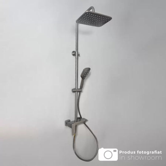 Colonne de douche, sanitaire en laiton, satiné, 9810N Robinetterie et colonnes de douche Titre par défaut Alessandro Design
