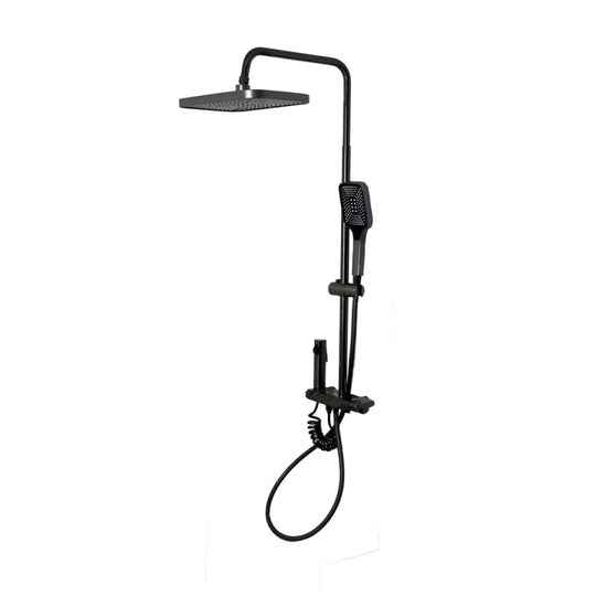 Colonne de douche en acier inoxydable gris foncé OD3903 Titre par défaut Alessandro Design