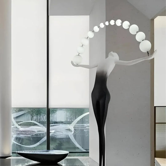Lampadaire LED Amato 24W 4000K Métal Noir Veioze & Lampadaire Default Title Alessandro Design
