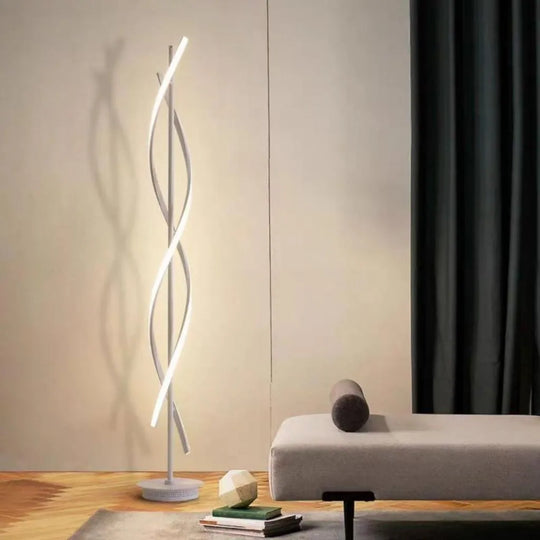 Lampe LED Upsilon, 48W, Lumière Froide/Chaude/Neutre, Métal et Acrylique, Blanc Veioze & Default Title Alessandro Design lamp