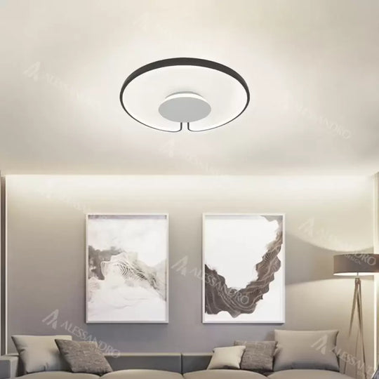 Lustre LED ADARA 90W, Rond, Lumière Neutre, 4000K, Noir Lustres LED Appliqués Titre par défaut Alessandro Design