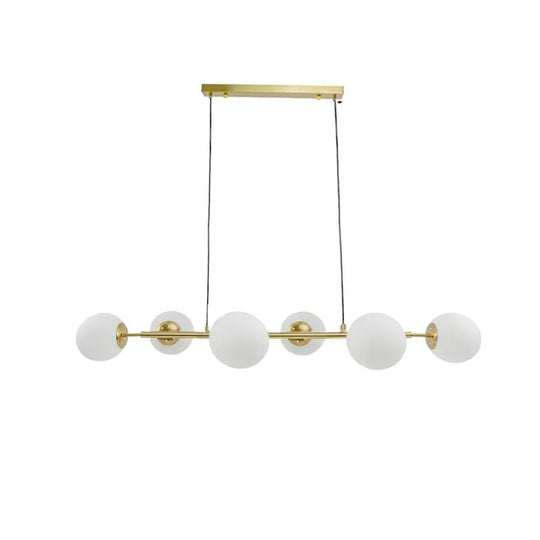 Lustre Capris, 6x E27, métal, lustres modernes dorés titre par défaut Alessandro Design