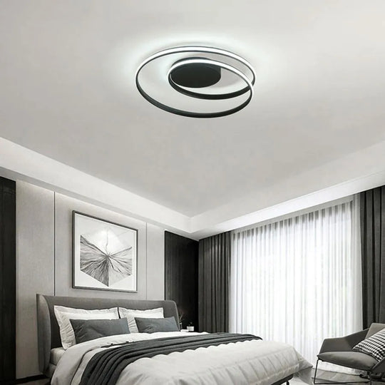 Lustre LED avec télécommande VECTOR ARCADIA 56W, Lumière Froide/Chaude/Neutre, Dimmable, Noir Lustres LED avec télécommande Default Title Alessandro Design