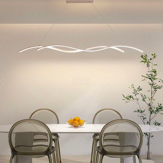 Lustre LED avec télécommande VEYRA, 27W, Lumière Froide/Chaude/Neutre, Dimmable, Lustre LED blanc avec télécommande Default Title Alessandro Design