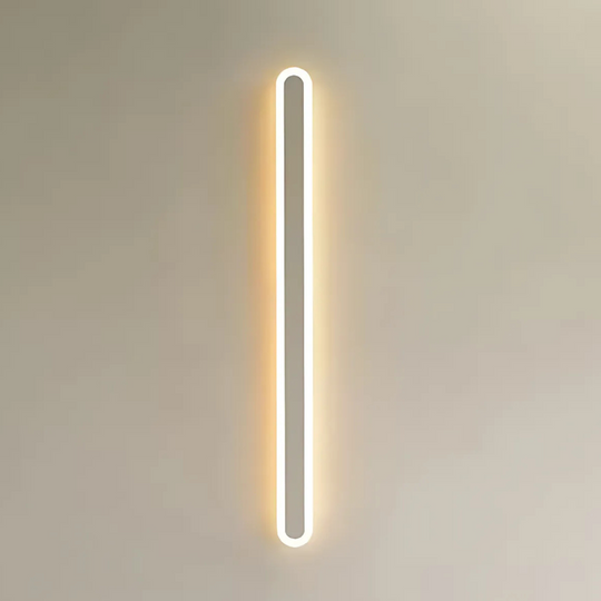 Applique murale d'extérieur LED SUHA, longueur 60 cm, 8 W, IP65, métal, linéaire, appliques d'extérieur blanches Default Title Alessandro Design