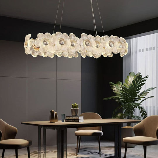 Lustre en cristal Cadenza Allegro, 80 W, lumière chaude/neutre/froide, hauteur réglable, lustres en cristal dorés Titre par défaut Alessandro Design