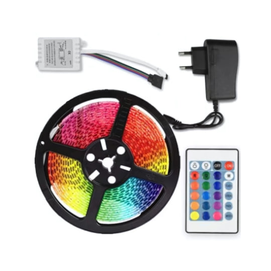 Kit Bande LED 2835 avec télécommande, RVB, 10W/m, 5m, IP44 Titre par défaut Alessandro Design