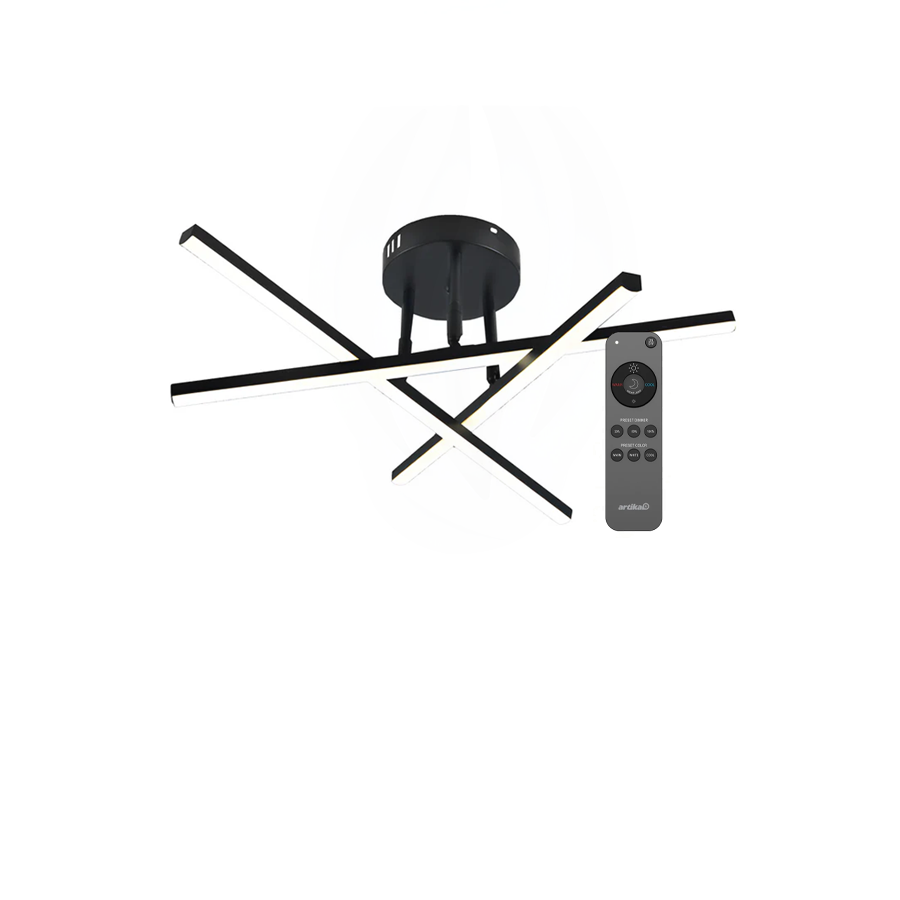 Lustres LED avec télécommande