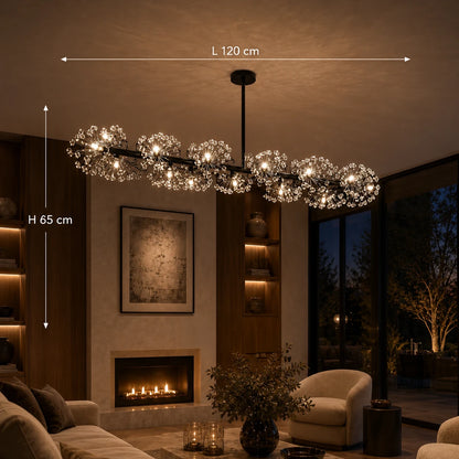 PETERHOF Lustre en cristal Regalis 15x G4, Longueur 120 cm, Noir - 01_CC167-120LBK.png