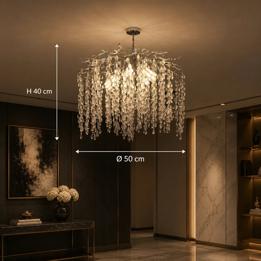Lustre en cristal de saule, 5x E14, diamètre 50 cm, chrome - 01_CC8080-D500CH.png