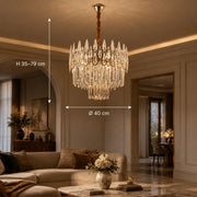 Lustre en cristal ALHAMBRA Nobile 5x E14, diamètre 40 cm, or brillant, hauteur réglable - 01_CC920-400GD.png