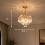 Lustre en Cristal CHAMBORD Petito 3xE14, Diamètre 28cm, Or Mat - 01_CC930-300GD.png