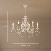 DELLI SANTI Lustre 6xE14, Diamètre 52cm, Blanc, Hauteur réglable - 01_LC130-6WH.png