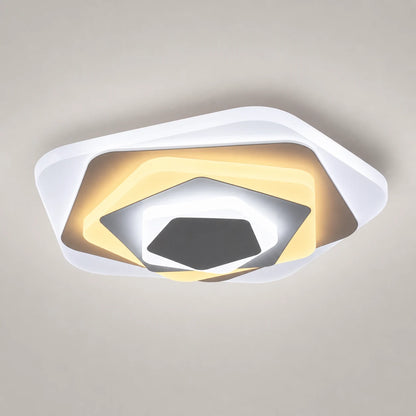 Lustre LED SIENA 40W, Diamètre 23cm, Lumière Froide/Chaude/Neutre, Blanc - 01_LL660WH.png