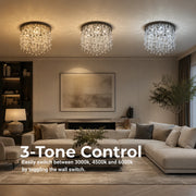 Lustre LED en cristal LLC210/400CH rond, 22 W, lumière froide/chaude/neutre, cristal, chrome brillant - 01_LLC210-400CH.png