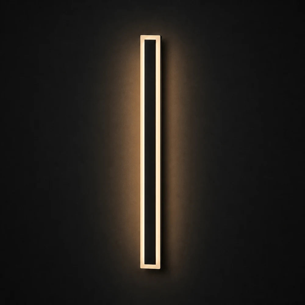 Applique murale LED d'extérieur Mack, Longueur 90 cm, 10 W, IP65, Métal, Linéaire, Noir - 02_AX200-900BK.png