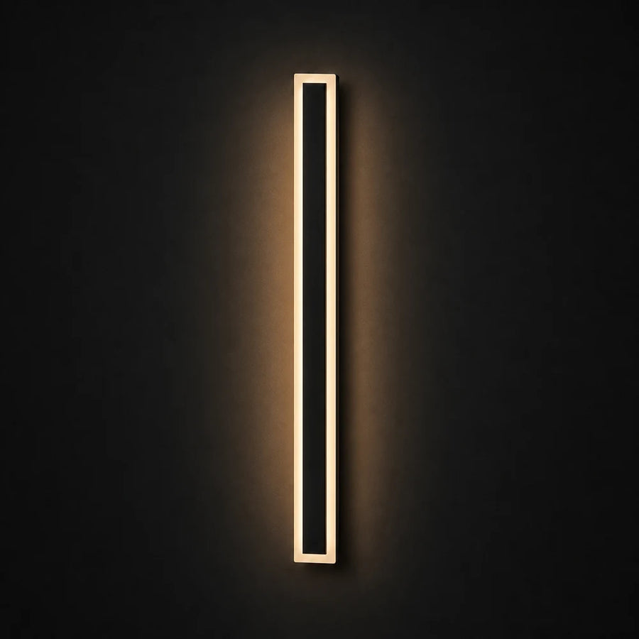Applique murale LED d'extérieur Mack, Longueur 90 cm, 10 W, IP65, Métal, Linéaire, Noir - 02_AX200-900BK.png