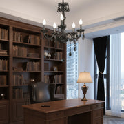 Candelabru Cristal ALNWICK Eleganza, 5xE14, Diametru 48cm, Negru, Inaltime Reglabila - 02_CC125-5BK.png