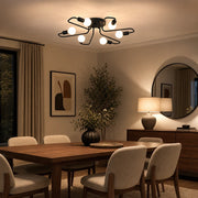 MODERNIST Hexa 6 Lustre, 6x E27, Noir, Design Moderne - 02_LC370-6BK.png