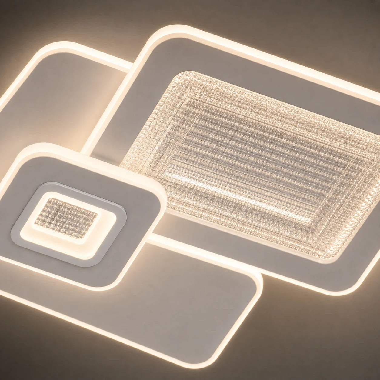 Lustre LED SQUARE 57W, 3 Carrés, Lumière Froid/Chaud/Neutre, Blanc - 02_LL647-300P.png