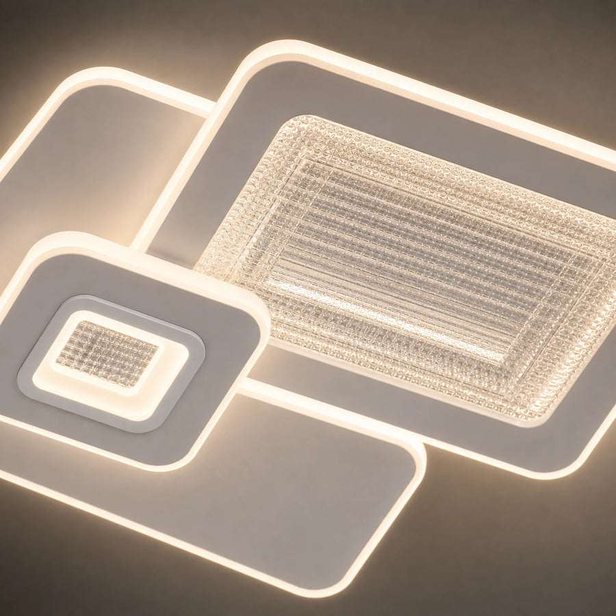 Lustre LED SQUARE 57W, 3 Carrés, Lumière Froid/Chaud/Neutre, Blanc - 02_LL647-300P.png