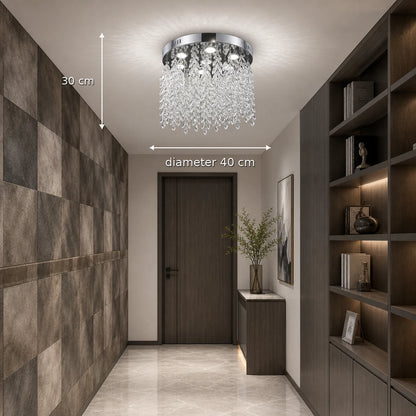 Lustre LED en cristal LLC210/400CH rond, 22 W, lumière froide/chaude/neutre, cristal, chrome brillant - 02_LLC210-400CH.png