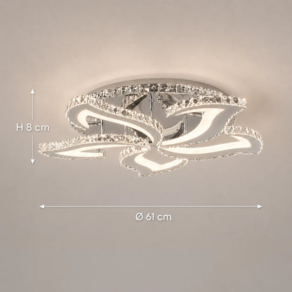 Lustre LED avec télécommande et cristal Alejandro RGB 88W, 5 Fleurs, Lumière Froide/Chaude/Neutre, Dimable, Chrome Brillant - 02_LT071-5.png