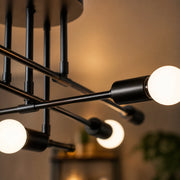 Lustre Octa moderniste classique, 8x E27, noir, design moderne, métal, sans abat-jour - 02_LC360-8BK.png