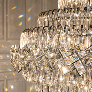 Lustre en cristal WINDSOR Grande Supremo 14xE14, diamètre 60X90cm, chrome brillant, hauteur réglable - 03_CC800-600X900CH.png