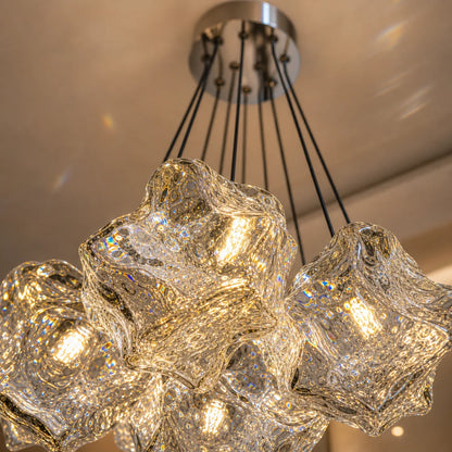 ECOLUCE MODERN Lustre, Globe, 7xE27, Hauteur Ajustable, Chrome - 03_LC815-7CH.png