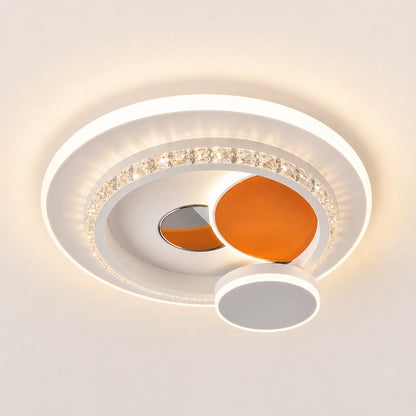 Lustre LED avec cristal HELIOX, 40W, 4 Cercles, Lumière Froid/Chaud/Neutre, Blanc - 03_LL653-300OR.png