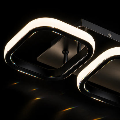 Lustre LED VERTEX 34W, 3 carrés, Linéaire, Lumière Froid/Chaud/Neutre, Noir - 03_LL770-3BK.png