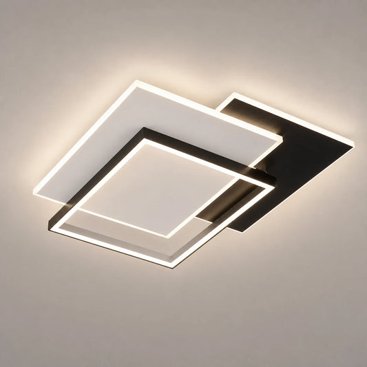 Lustra LED cu telecomanda CHIARA 98W, 3 Patrate, lumina Rece/Calda/Neutra, Dimabila, Negru - LT633-500P_cover.png